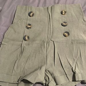 Shorts, Green, New, Size M